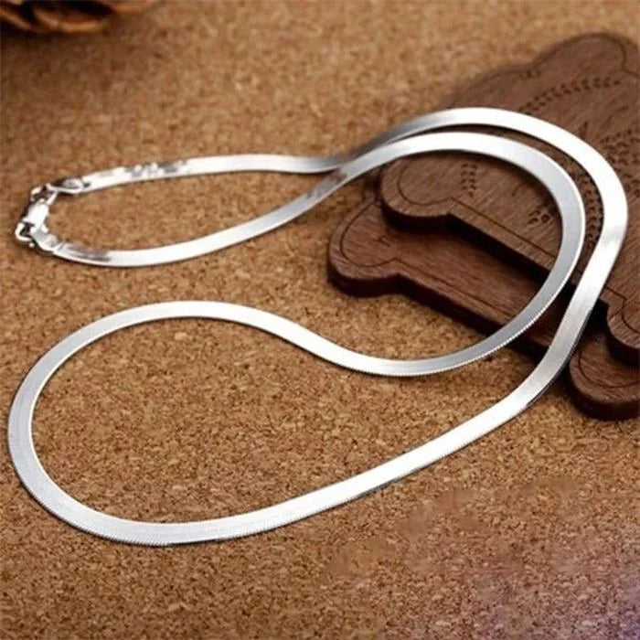 925 Sterling Silver/ 18K Gold Flat Choker
